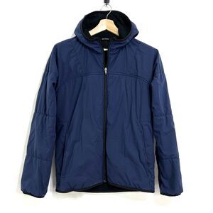 Beyond Clothing Jacket Men‎ Medium Blue Alpha L5 Zip Up Lined Puffer Sweater USA